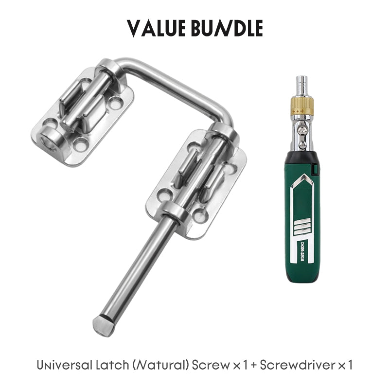 Multi-Angle Security Barrel Bolt Latch