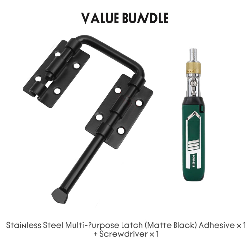 Multi-Angle Security Barrel Bolt Latch