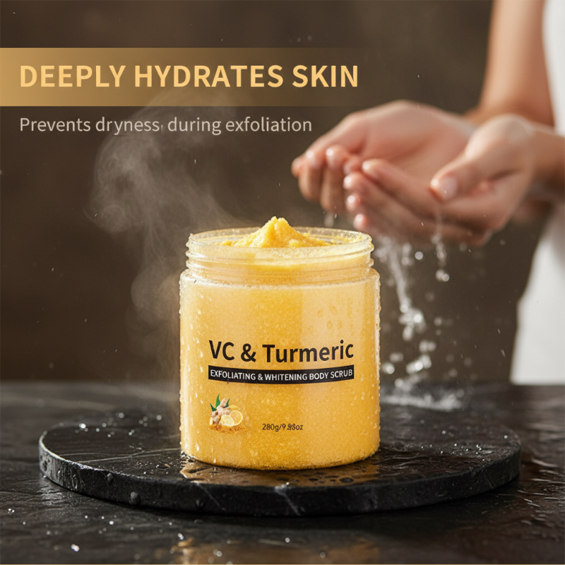 🌿Turmeric & Vitamin C Exfoliating Body Scrub🧴✨
