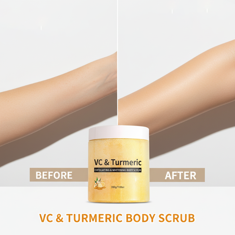 🌿Turmeric & Vitamin C Exfoliating Body Scrub🧴✨