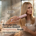 Rechargeable Cordless Heated Straightening Brush
