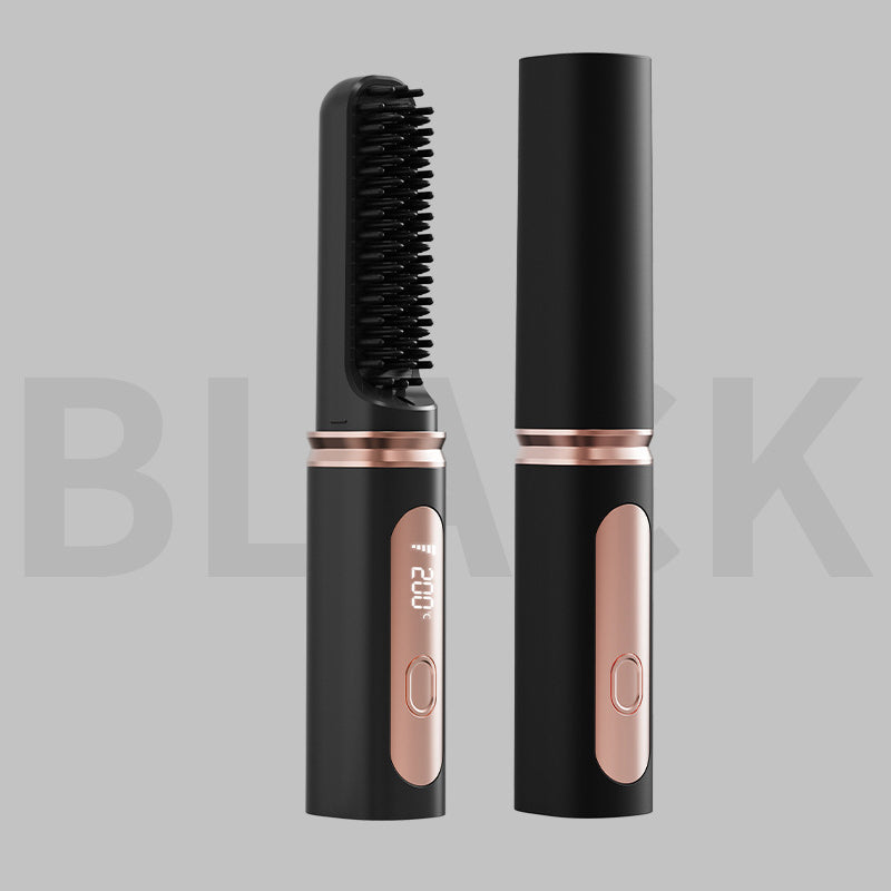 Rechargeable Cordless Heated Straightening Brush