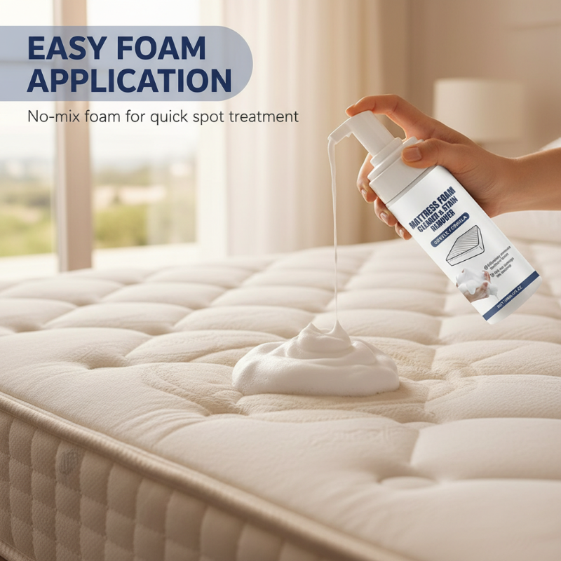 🛏️🧼 Multi-Surface Mattress Foam Cleaner – No-Rinse Stain Removal, Odor Elimination, and Antibacterial Protection – Pay on Delivery ✨✅