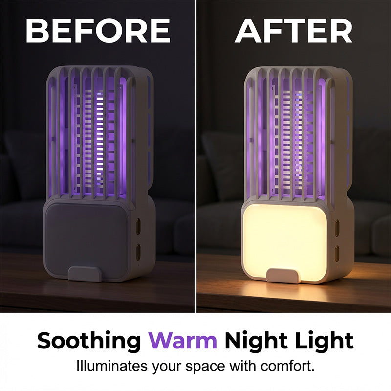 💖2026 Hot Sale💖3-in-1 Electric Mosquito Killer Lamp with Night Light