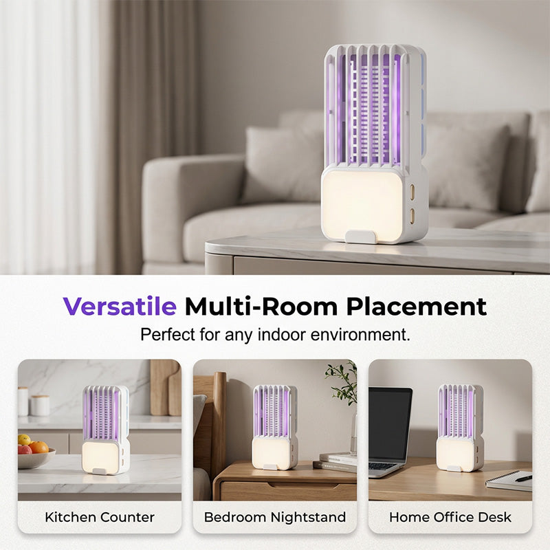 💖2026 Hot Sale💖3-in-1 Electric Mosquito Killer Lamp with Night Light