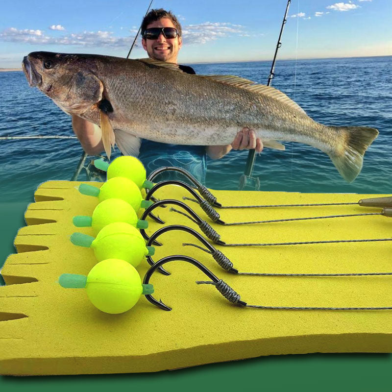 🎣 Buy 1 Get 1 Free! 🐟 High Buoyancy Fishing Hook – Floats Naturally, Sharp Carbon Steel, Set of 5 ✨