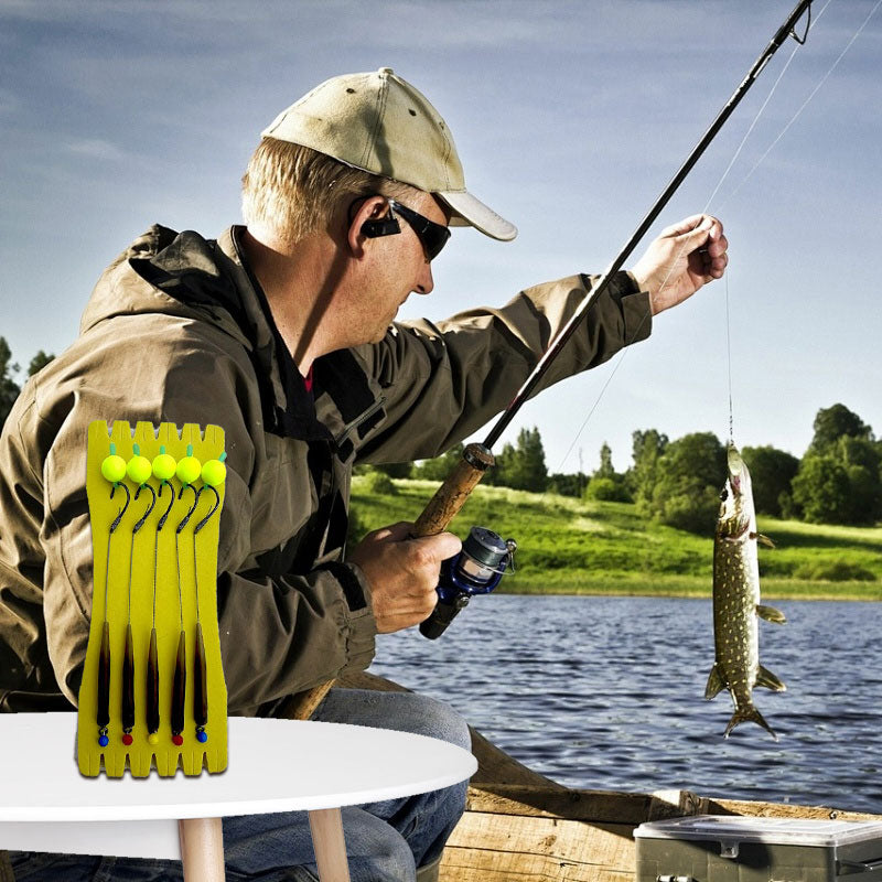 🎣 Buy 1 Get 1 Free! 🐟 High Buoyancy Fishing Hook – Floats Naturally, Sharp Carbon Steel, Set of 5 ✨