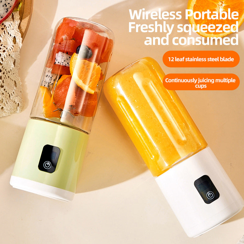 🔥Last-day sale-Portable Wireless Juicer with 12-Blade System