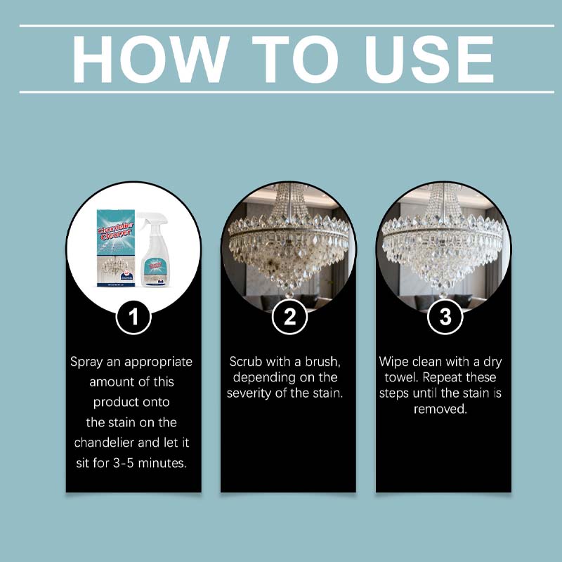 💡50% OFF🧼 Light Fixture Cleaning Spray | Powerful stain removal · Safe for all materials with no residue · Protects metal from oxidation · Suitable for chandeliers and decorative lights