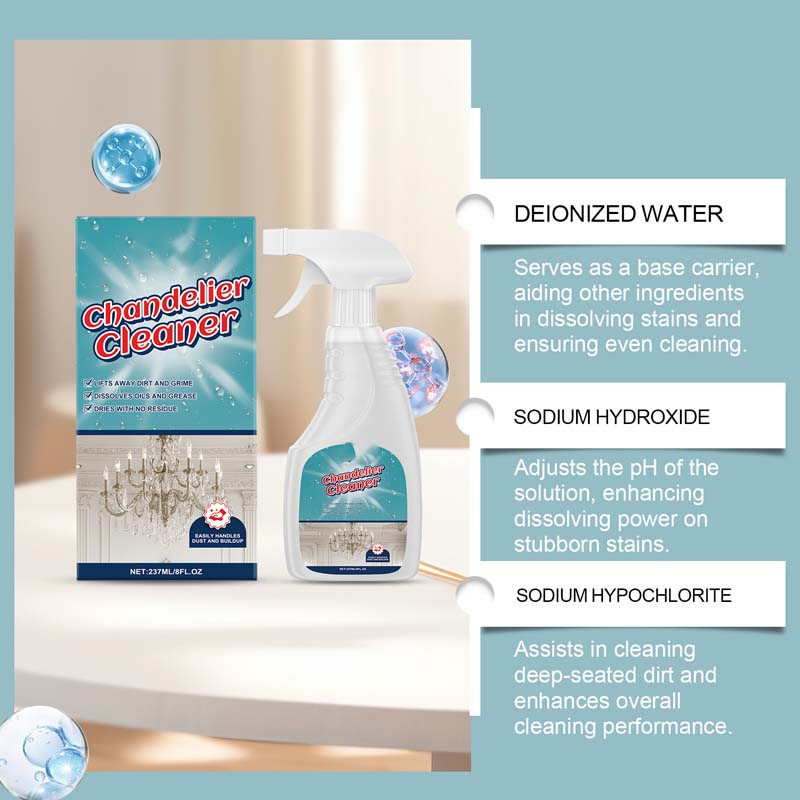 💡50% OFF🧼 Light Fixture Cleaning Spray | Powerful stain removal · Safe for all materials with no residue · Protects metal from oxidation · Suitable for chandeliers and decorative lights