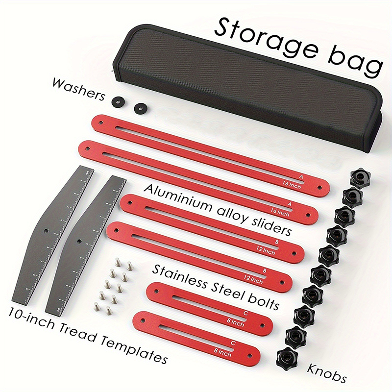 🎁50% OFF💥Adjustable Stair Tread Template Tool Set