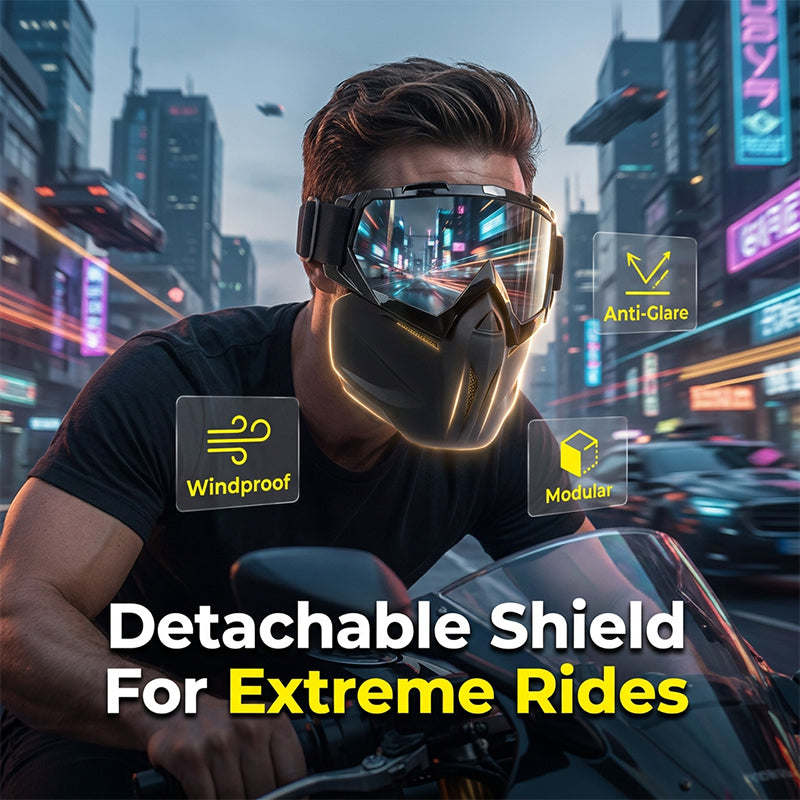 🛡️ Detachable, full-face protective shield – In stock & Cash on delivery 😷🔧