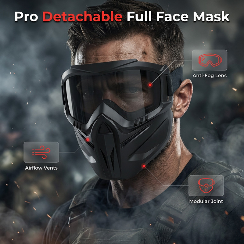 🛡️ Detachable, full-face protective shield – In stock & Cash on delivery 😷🔧