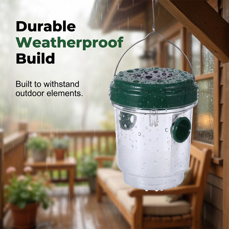 🥳2026 HOT SALE🥳💞50K+ SOLD! Solar Powered Hanging Wasp Trap