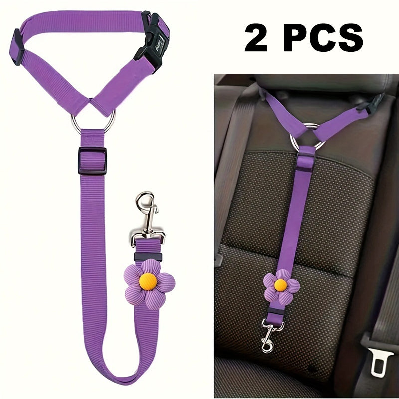 🔥Buy more save more🎁2-in-1 Dog Car Seat Belt & Walking Leash