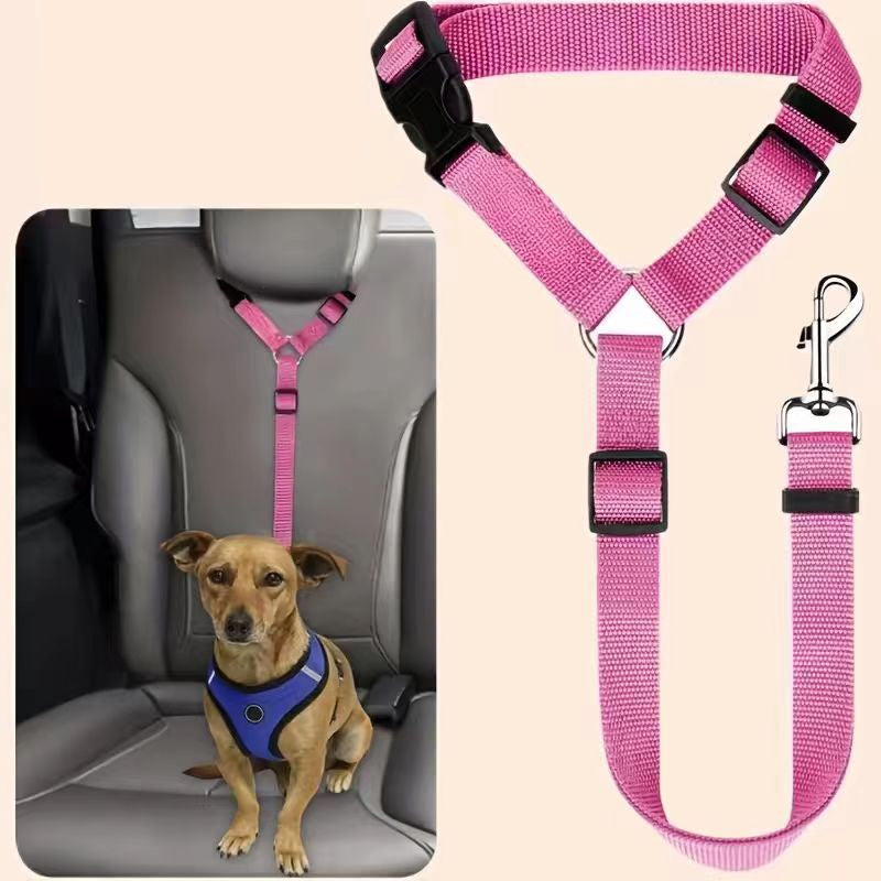 🔥Buy more save more🎁2-in-1 Dog Car Seat Belt & Walking Leash