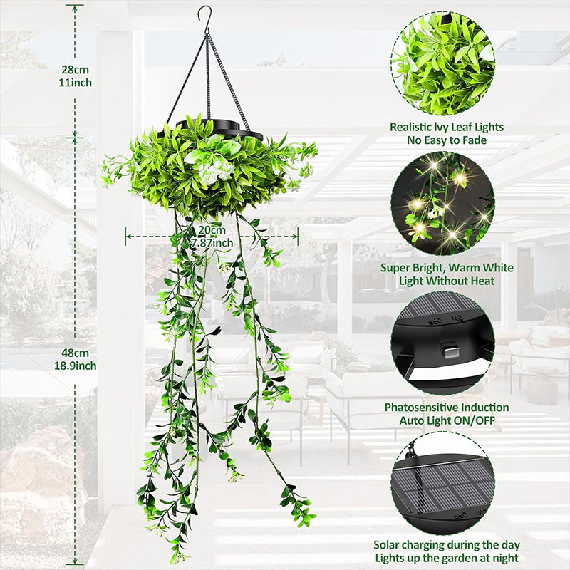 ⏳ Time-Limited Special🎁Solar-Powered Hanging Milan Grass Light🌞💡