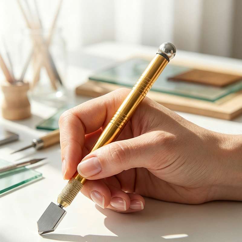 🎉Buy 1 Get 2 Free🎉Professional Pen-Style Roller Glass Cutter