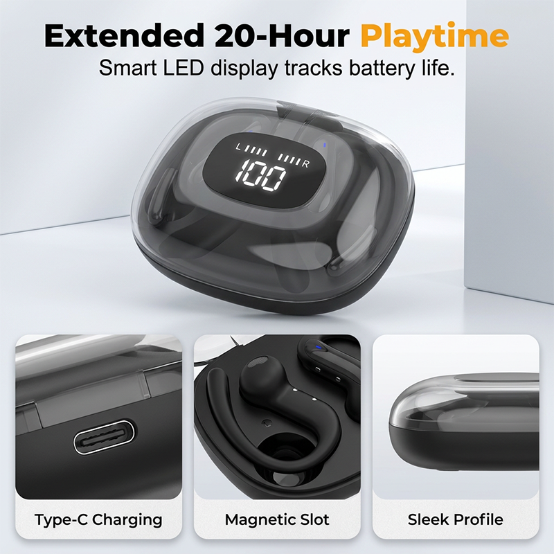 🥳2026 HOT SALE🥳💞50K+ SOLD!⚡ 50% OFF! Comfortable Bluetooth Earbuds for Work & Play
