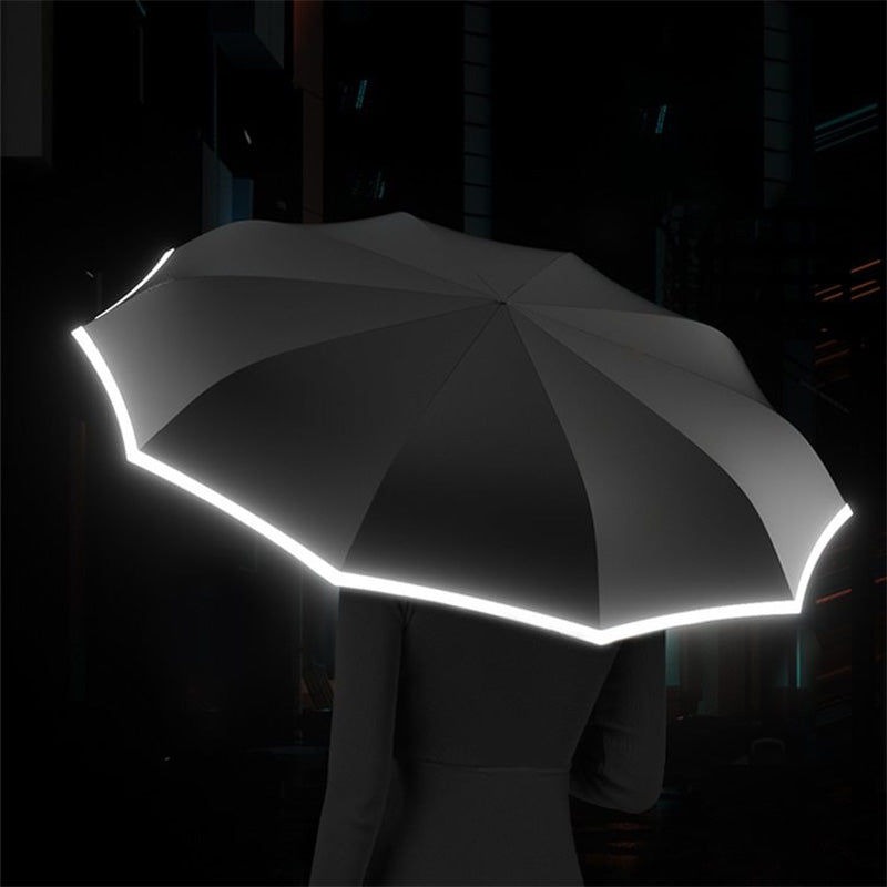 🔥Free Shipping 🔦 Reflective Safety Strip Umbrella with Ring Buckle
