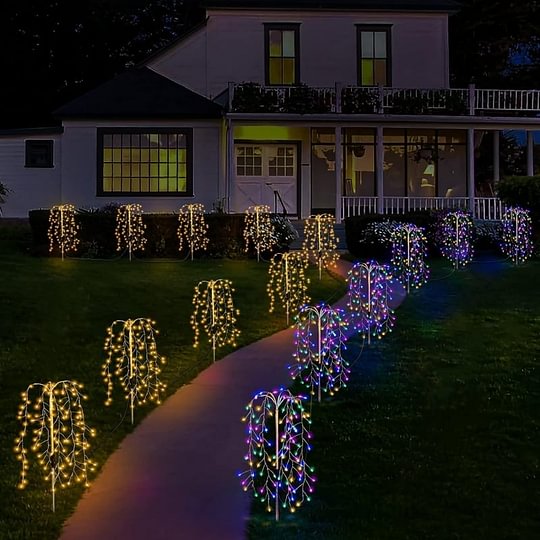🌸🔆 Solar Powered Garden Lights – Color Changing LED, Energy Saving, No Wiring. Create a Magical Night Ambience for Your Yard or Flower Bed. 🌙🌺🪴