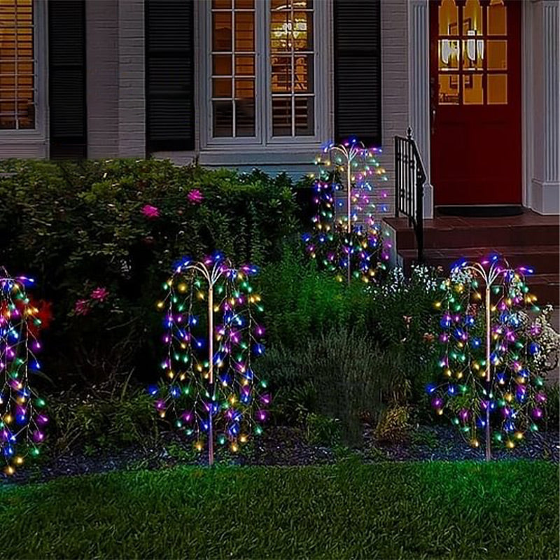 🌸🔆 Solar Powered Garden Lights – Color Changing LED, Energy Saving, No Wiring. Create a Magical Night Ambience for Your Yard or Flower Bed. 🌙🌺🪴