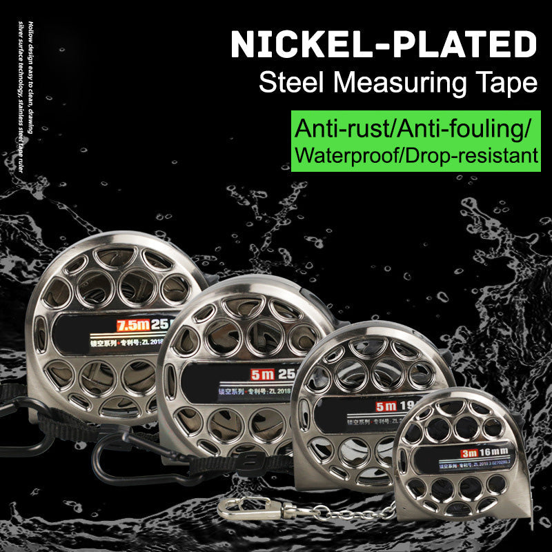 🔥Hot Sale 50% 0FF🔥Stainless Steel Anti-corrosion Retractable Metric Ruler