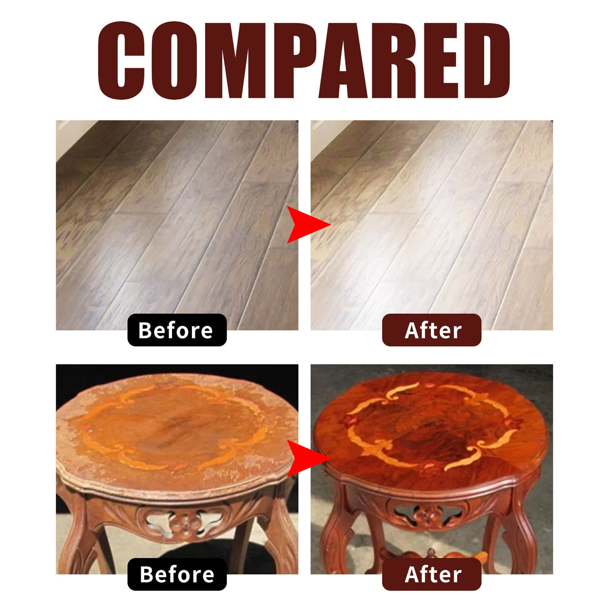 🥳2026 HOT SALE🥳💞50K+ SOLD!🌿🧴 50% OFF! Wood Cleaner & Polish – Beeswax & linseed oil, restores shine. Includes brush. Eco‑friendly. 🪑✨