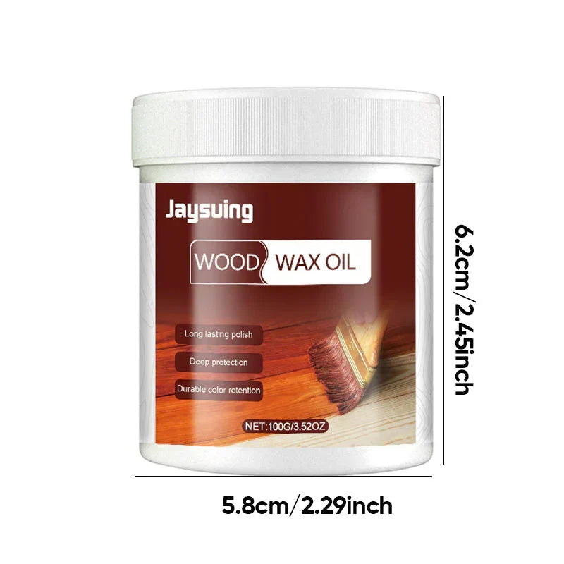🥳2026 HOT SALE🥳💞50K+ SOLD!🌿🧴 50% OFF! Wood Cleaner & Polish – Beeswax & linseed oil, restores shine. Includes brush. Eco‑friendly. 🪑✨