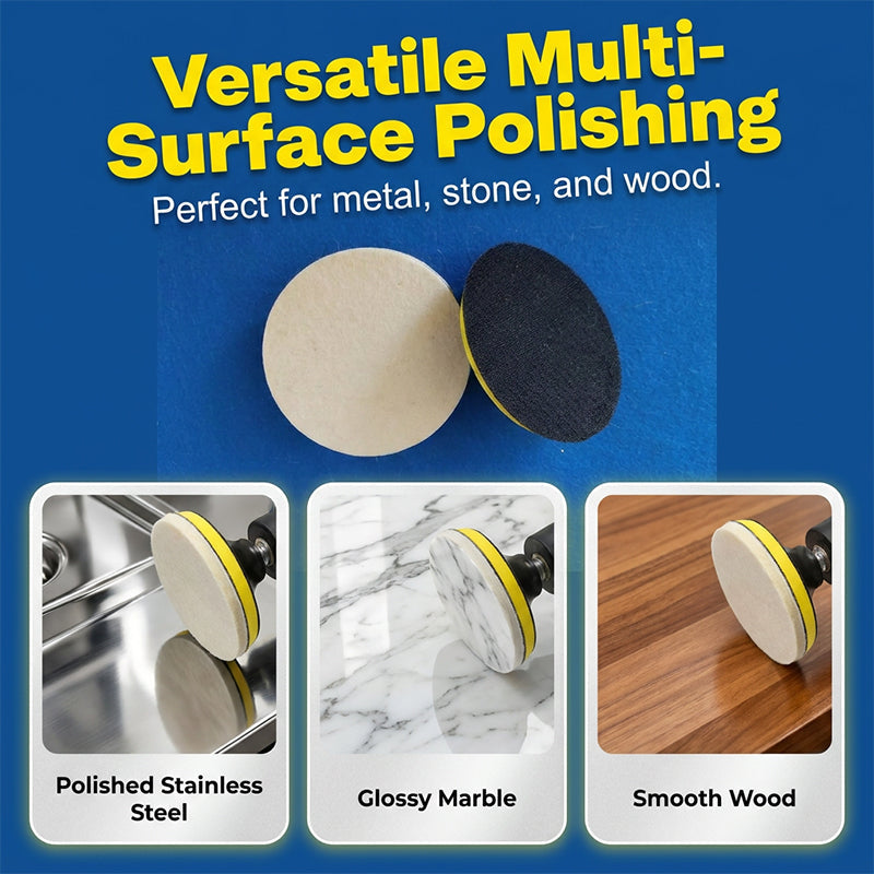 🔥Limited Time Promotion 50% OFF🔥High-Density Wool Buffing Pad