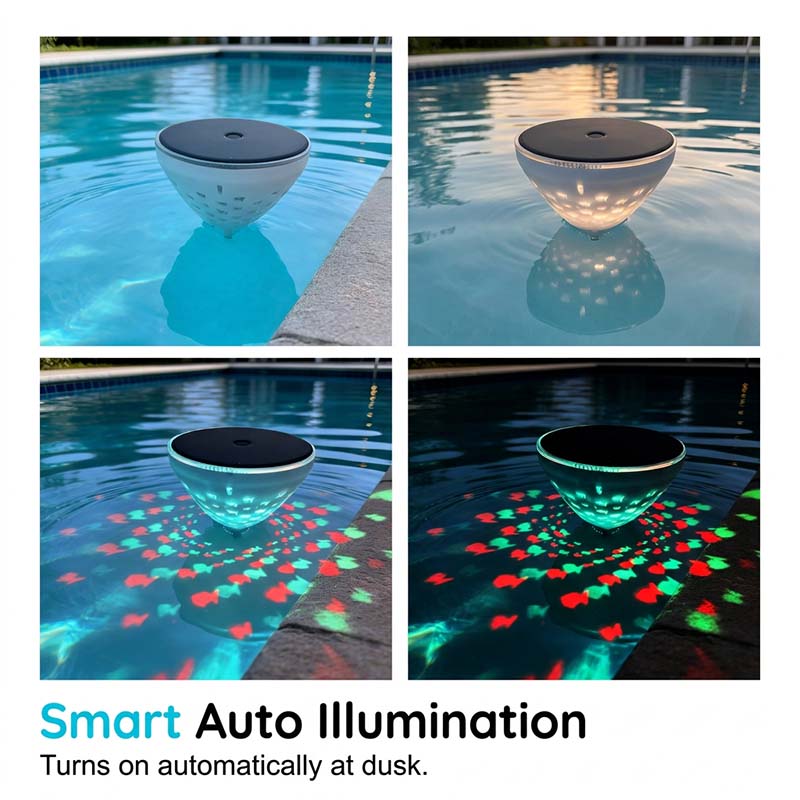 🌊🌞Summer Hot Sale-50% Off!!🌟Solar Floating Pool Light with Fish Projection