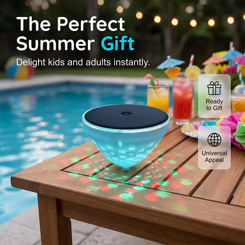 🌊🌞Summer Hot Sale-50% Off!!🌟Solar Floating Pool Light with Fish Projection