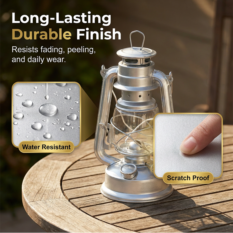 Water-Based Silver Paint for Metal & Wood