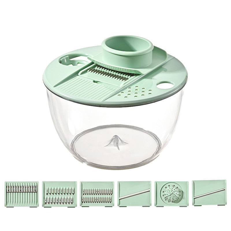 🔥 Hot sale 50% OFF🔥9-in-1 Multifunctional Large Capacity Salad Spinner & Slicer