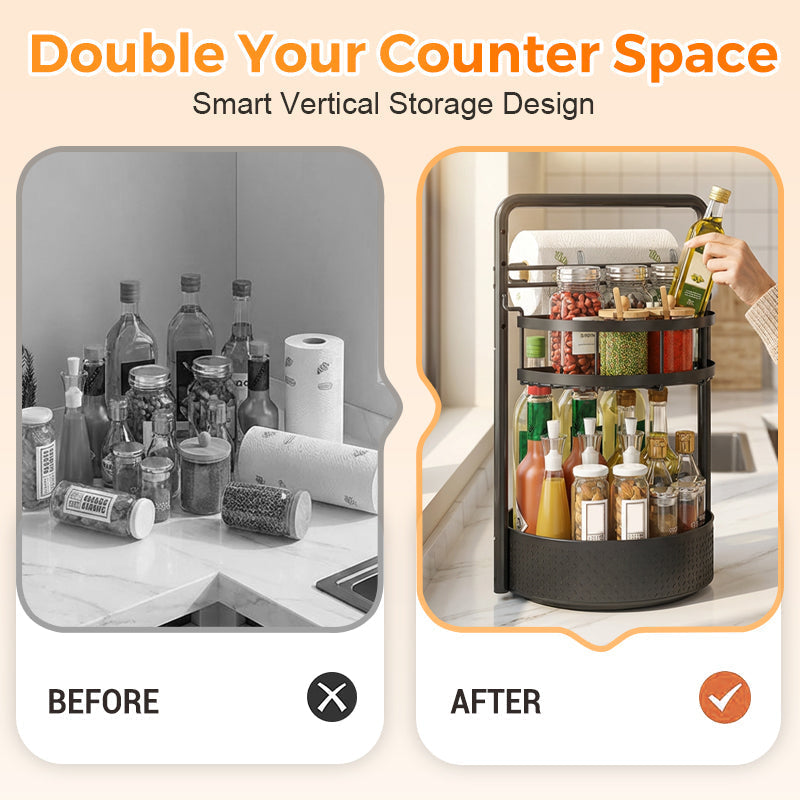 🥳2026 NEW ARRIVAL!🥳Multi-Functional Rotating Storage for Kitchen🍹