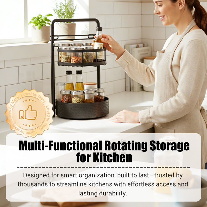 🥳2026 NEW ARRIVAL!🥳Multi-Functional Rotating Storage for Kitchen🍹
