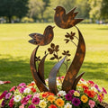 🔥Free Shipping & 50% OFF🔥Rustic Bird & Flower Metal Garden Stake