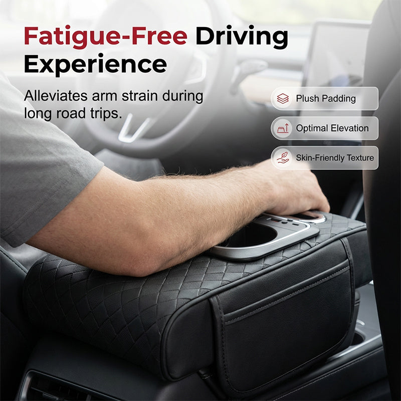 Multifunctional Car Armrest Pad with LED Ambient Light