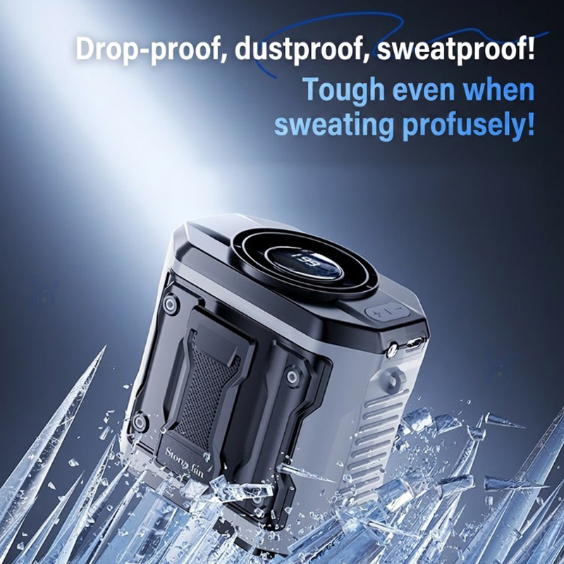 High-Speed Portable Waist Clip Cooling Fan