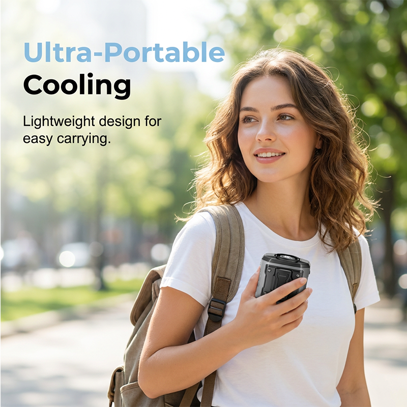 High-Speed Portable Waist Clip Cooling Fan